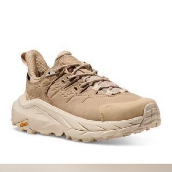 Hoka Shoes - HOKA unisex KAHA 2 LOW GTX Gore-Tex Shifting Sand Eggnog Shoe
